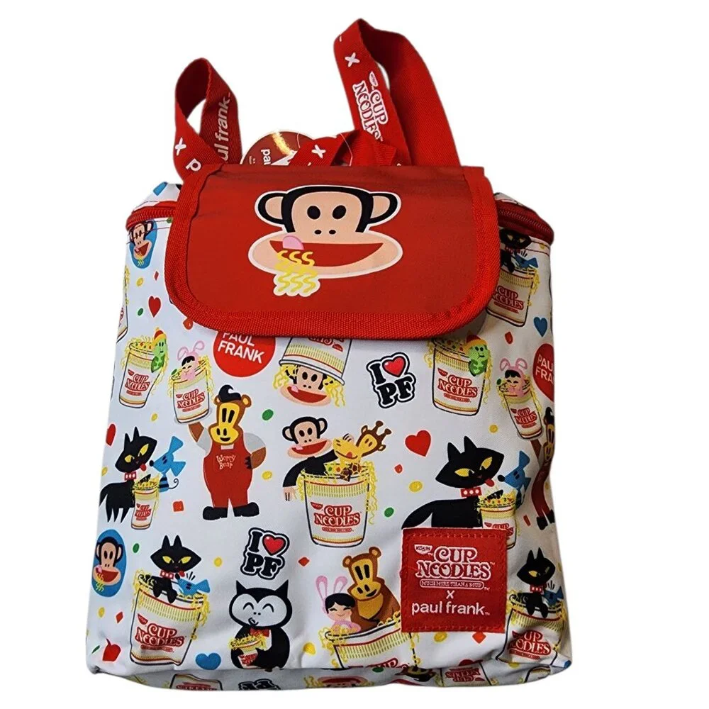 Paul‎ Frank Cup Noodles Small Backpack Bag Purse New